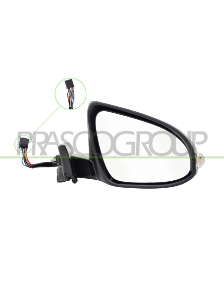 RETROVISORE DESTRO ELETTRICO CON PRIMER TERMICO CHIUDIBILE CON FANALE CONVESSO 9 PINS TOYOTA C HR Mod. 09-16 - 12-19