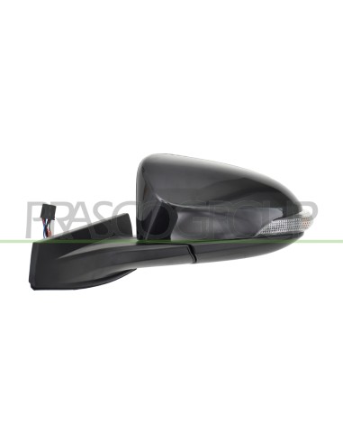 RETROVISORE SINISTRO ELETTRICO CON PRIMER TERMICO CHIUDIBILE CON FANALE CONVESSO 9 PINS TOYOTA C HR Mod. 09-16 - 12-19