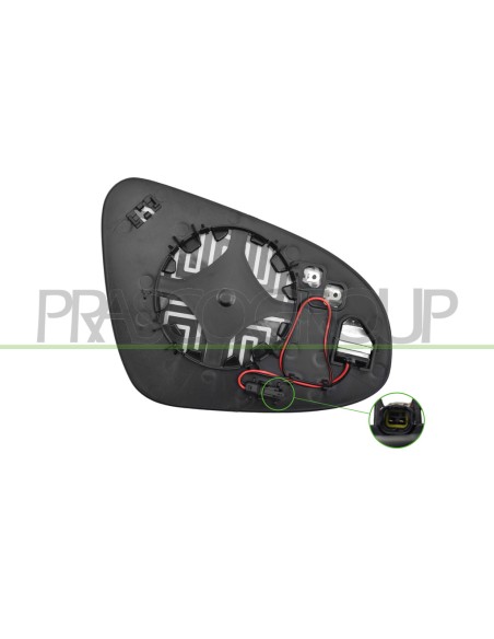 PIASTRA SPECCHIO SINISTRA TERMICA CON BLIS CONVESSA TOYOTA C HR Mod. 09-16 - 12-19