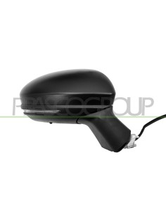 RETROVISORE DESTRO ELETTRICO NERO TERMICO CON FANALE CON SONDA CONVESSO 9 PINS