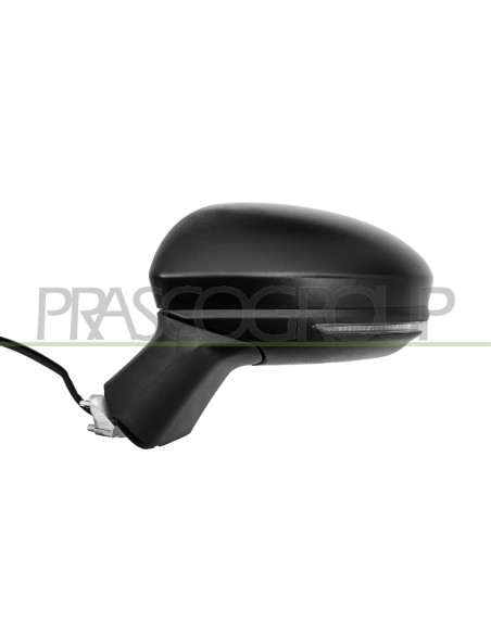 RETROVISORE SINISTRO ELETTRICO NERO TERMICO CON FANALE ASFERICO 7 PINS