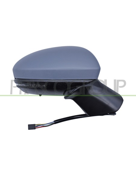 RETROVISORE DESTRO ELETTRICO CON PRIMER TERMICO CON FANALE CON SONDA CONVESSO 9 PINS