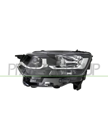 PROIETTORE DESTRO H1+H7 ELETTRICO CON MOTORE CON LUCE DIURNA W21 5W TOYOTA PROACE CITY VAN Mod. 04-19