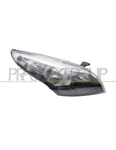 PROIETTORE DESTRO H7+H7 ELETTRICO CON MOTORE CROMATO BORDO NERO