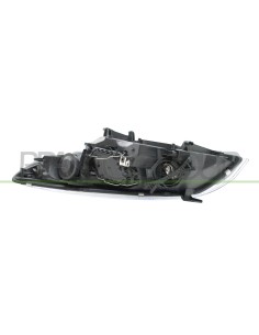 PROIETTORE DESTRO H7+H7 ELETTRICO CON MOTORE CROMATO BORDO NERO 2