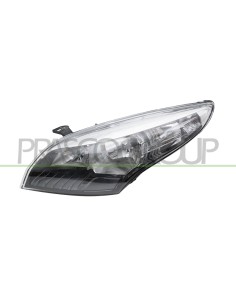 PROIETTORE SINISTRO H7+H7 ELETTRICO CON MOTORE CROMATO BORDO NERO