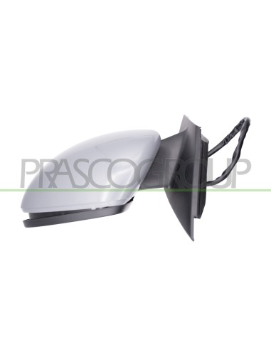 RETROVISORE SINISTRO ELETTRICO CON PRIMER TERMICO CHIUDIBILE CON FANALE CON LUCE CORTESIA ASFERICO 11 PINS