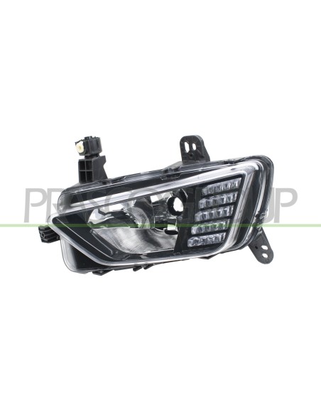 FENDINEBBIA DESTRO CON LUCE DIURNA NERO LED