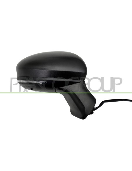 RETROVISORE DESTRO ELETTRICO NERO TERMICO CON FANALE CON SONDA ASFERICO 9 PINS