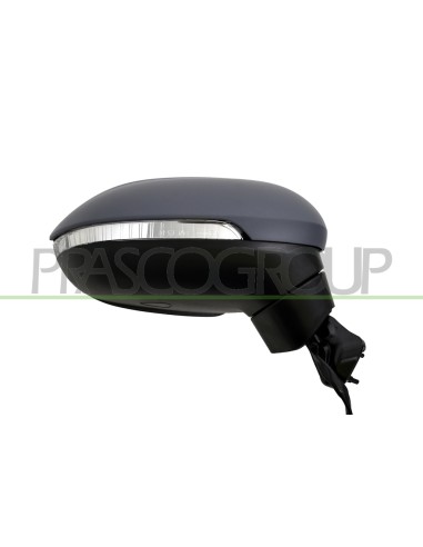 RETROVISORE DESTRO ELETTRICO CON PRIMER TERMICO CON FANALE CONVESSO 8 PINS
