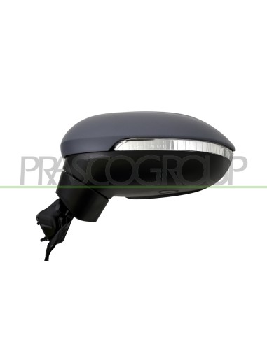 RETROVISORE SINISTRO ELETTRICO CON PRIMER TERMICO CON FANALE ASFERICO 8 PINS