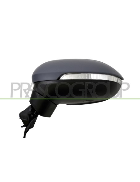 RETROVISORE SINISTRO ELETTRICO CON PRIMER TERMICO CON FANALE ASFERICO 8 PINS