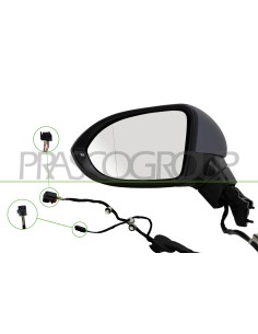 RETROVISORE SINISTRO ELETTRICO CON PRIMER TERMICO CON FANALE ASFERICO 8 PINS 2