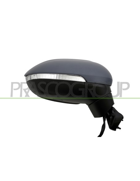RETROVISORE DESTRO ELETTRICO CON PRIMER TERMICO CON FANALE CON BLIS CONVESSO 8 PINS