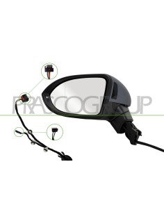 RETROVISORE SINISTRO ELETTRICO CON PRIMER TERMICO CON FANALE CON BLIS ASFERICO 8 PINS 2