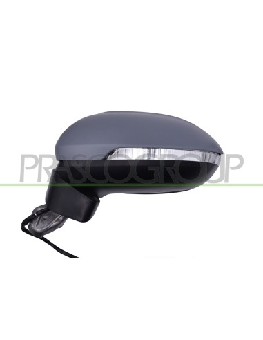 RETROVISORE SINISTRO ELETTRICO CON PRIMER TERMICO CON FANALE CON LUCE CORTESIA CON BLIS ASFERICO 7 PINS