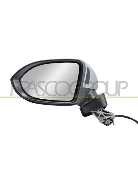 RETROVISORE SINISTRO ELETTRICO CON PRIMER TERMICO CON FANALE CON LUCE CORTESIA CON BLIS ASFERICO 7 PINS