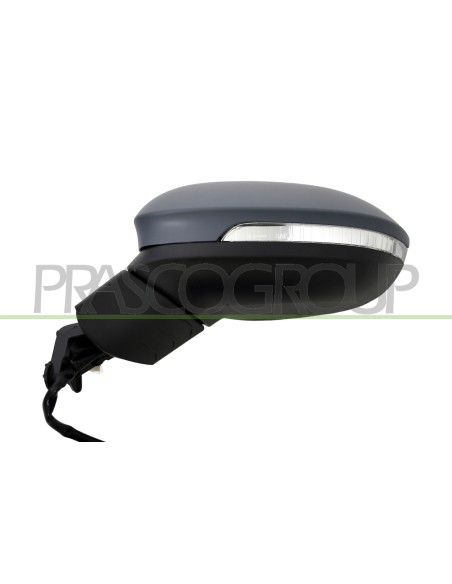 RETROVISORE SINISTRO ELETTRICO CON PRIMER TERMICO CON FANALE ASFERICO 6 PINS