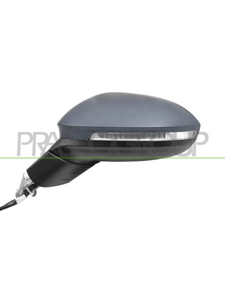 RETROVISORE SINISTRO ELETTRICO CON PRIMER TERMICO CON FANALE CON LUCE CORTESIA CON MEMORIA ASFERICO 11 PINS