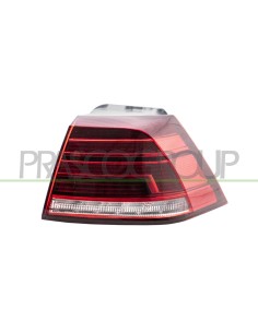 FANALE POSTERIORE DESTRO CON PORTALAMPADA ESTERNO LED