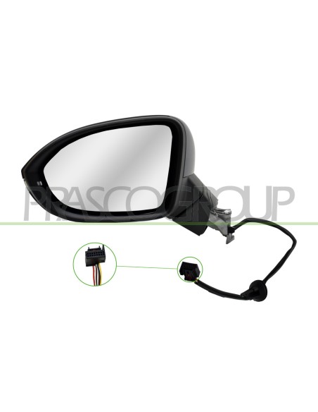 RETROVISORE SINISTRO ELETTRICO CON PRIMER TERMICO CON FANALE CON LUCE CORTESIA CON MEMORIA ASFERICO 11 PINS