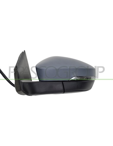 RETROVISORE SINISTRO ELETTRICO CON PRIMER TERMICO CON FANALE ASFERICO 6 PINS VOLKSWAGEN T CROSS Mod. 01-19 - 03-24