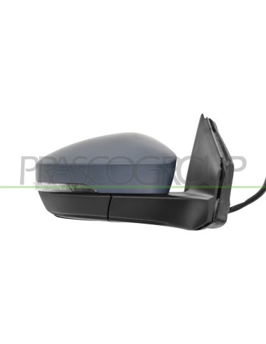 RETROVISORE DESTRO ELETTRICO CON PRIMER TERMICO CON FANALE CON BLIS CONVESSO 8 PINS VOLKSWAGEN T CROSS Mod. 01-19 - 03-24