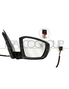 RETROVISORE DESTRO ELETTRICO CON PRIMER TERMICO CON FANALE CON BLIS CONVESSO 8 PINS VOLKSWAGEN T CROSS Mod. 01-19 - 03-24 2