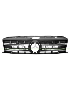 GRIGLIA RADIATORE NERA CON MODANATURA CROMATA MOD. HIGHLINE 2
