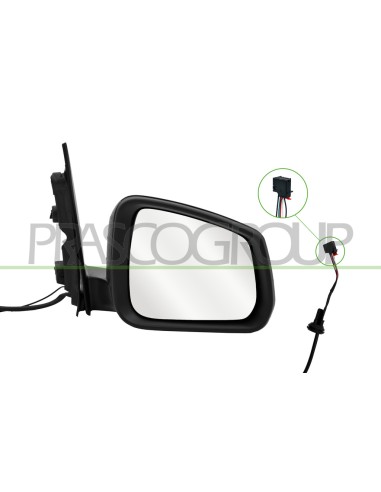 RETROVISORE DESTRO ELETTRICO NERO TERMICO CONVESSO 5 PINS VOLKSWAGEN CADDY CARGO-VAN Mod. 09-20