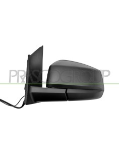 RETROVISORE SINISTRO ELETTRICO NERO TERMICO CON ANTENNA RADIO CONVESSO 5 PINS VOLKSWAGEN CADDY CARGO-VAN Mod. 09-20