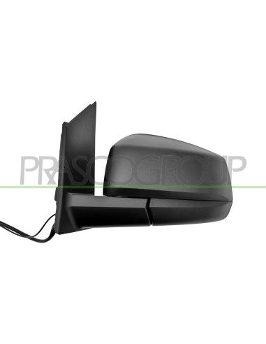 RETROVISORE SINISTRO ELETTRICO NERO TERMICO CON ANTENNA RADIO CONVESSO 5 PINS VOLKSWAGEN CADDY CARGO-VAN Mod. 09-20