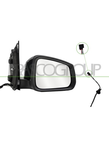 RETROVISORE DESTRO ELETTRICO CON PRIMER TERMICO CONVESSO 5 PINS VOLKSWAGEN CADDY CARGO-VAN Mod. 09-20