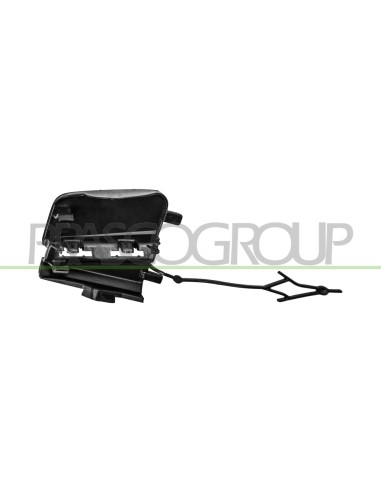 TAPPO COPRIGANCIO TRAINO PARAURTI ANTERIORE NERO LISCIO DA PRIMERIZZARE VOLKSWAGEN TIGUAN R LINE Mod. 10-20 - 05-24
