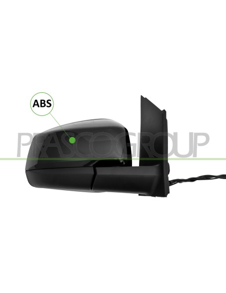 RETROVISORE DESTRO ELETTRICO CON PRIMER TERMICO CON ANTENNA RADIO CONVESSO 5 PINS VOLKSWAGEN CADDY CARGO-VAN Mod. 09-20