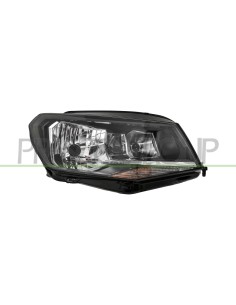 PROIETTORE DESTRO H4 ELETTRICO CON MOTORE NERO VOLKSWAGEN CADDY Mod. 04-15 - 08-20 2