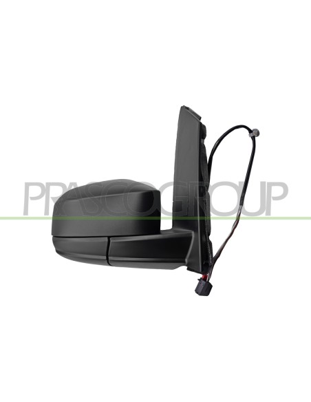 RETROVISORE DESTRO ELETTRICO NERO TERMICO CONVESSO 5 PINS
