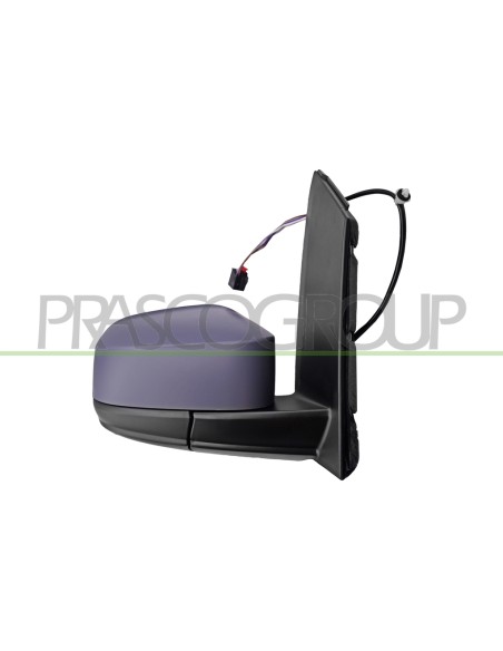 RETROVISORE DESTRO ELETTRICO TERMICO CON PRIMER CONVESSO 5 PINS