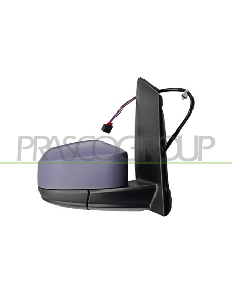 RETROVISORE DESTRO ELETTRICO TERMICO CON PRIMER CHIUDIBILE CONVESSO 7 PINS