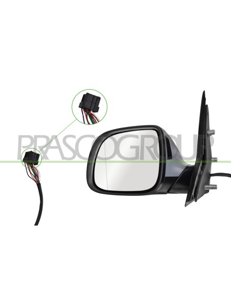 RETROVISORE SINISTRO ELETTRICO TERMICO CON PRIMER CHIUDIBILE CON BLIS ASFERICO 9 PINS VOLKSWAGEN T6 Mod. 04-15 - 01-19