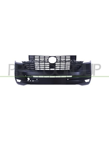 PARAURTI ANTERIORE NERO GOFFRATO CON FORI PARK ASSIST+SUPPORTI