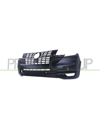 PARAURTI ANTERIORE NERO GOFFRATO CON FORI PARK ASSIST+SUPPORTI