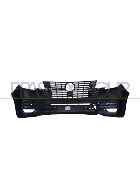 PARAURTI ANTERIORE NERO GOFFRATO CON FORI PARK ASSIST+SUPPORTI