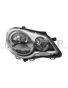 FARO FANALE PROIETTORE ANTERIORE VOLKSWAGEN POLO 2005 PARAB. CROMATA DX DEPO 23240 2